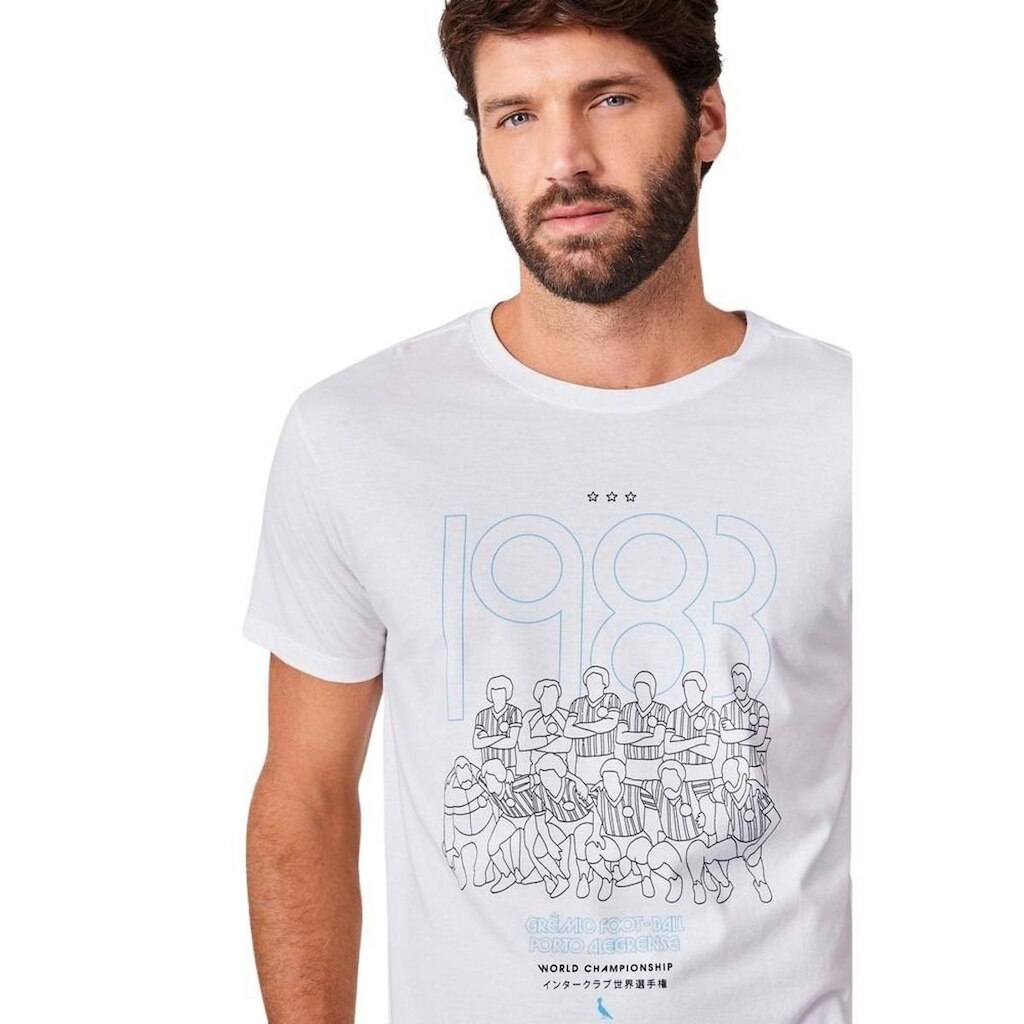 Camiseta Jogadores Grêmio Azul Reserva