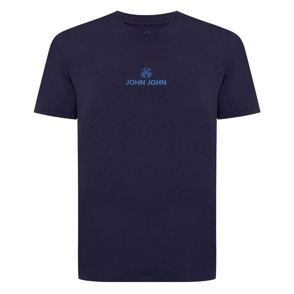 Camiseta John John Azul Marinho Regular Fit Loft