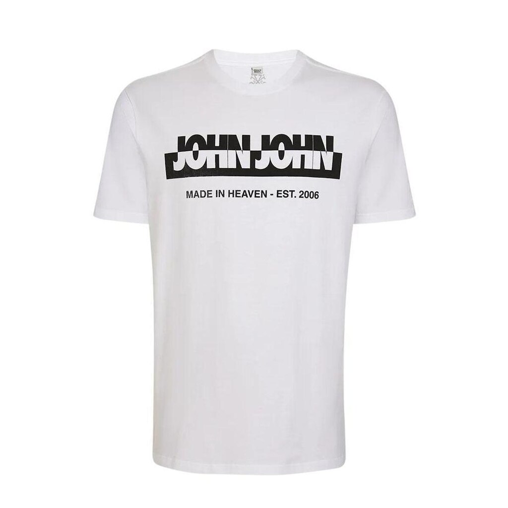Camiseta John John Divided Preto