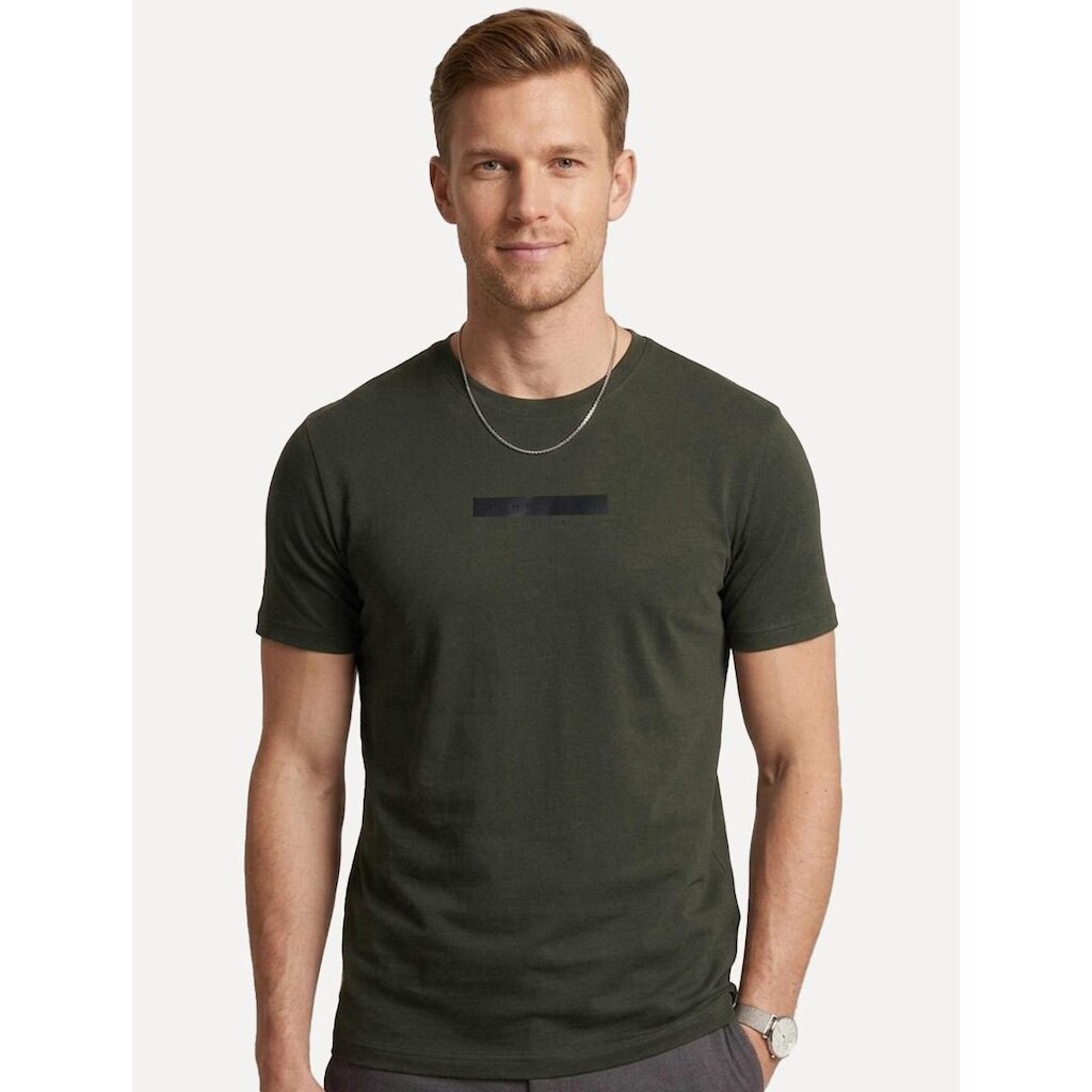Camiseta John John Masculina Regular Technique Verde Militar