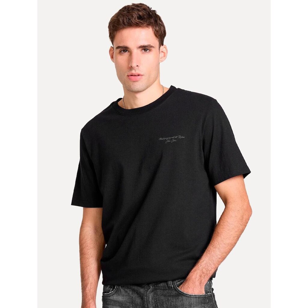 Camiseta John John Masculina Relaxed Fit Cosmic Cages Preto