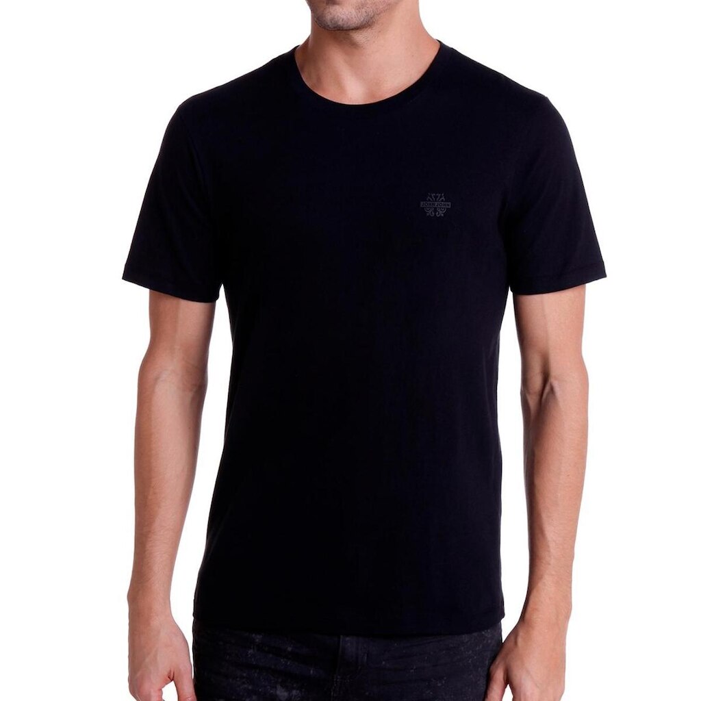Camiseta John John Masculina Rubber Key Transfer Preta