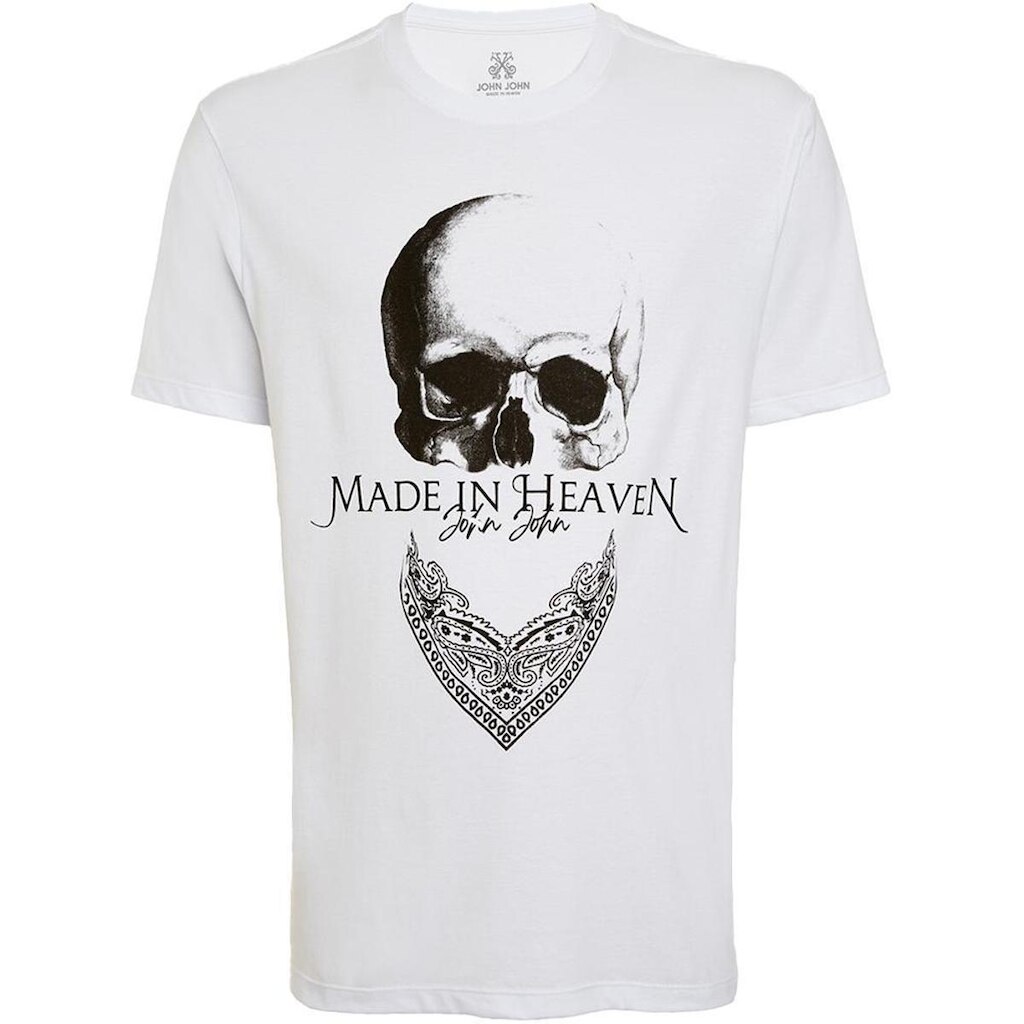 Camiseta John John Paisley Skull Masculino