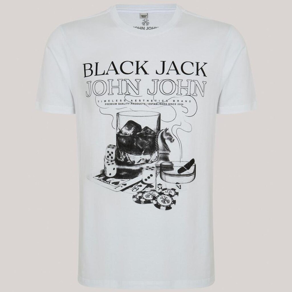 Camiseta John John Regular Black Jack Masculino