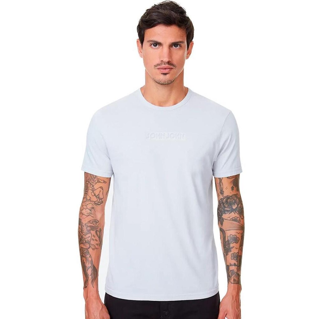 Camiseta John John Regular Embossed Masculino