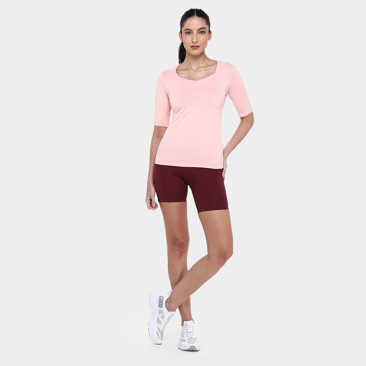 Camiseta Joma Bella Peach Feminina - 4