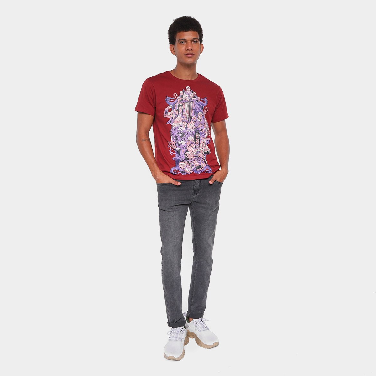 Camiseta Jovem Nerd Ruff Ghanor Unissex + Card Colecionável - 8