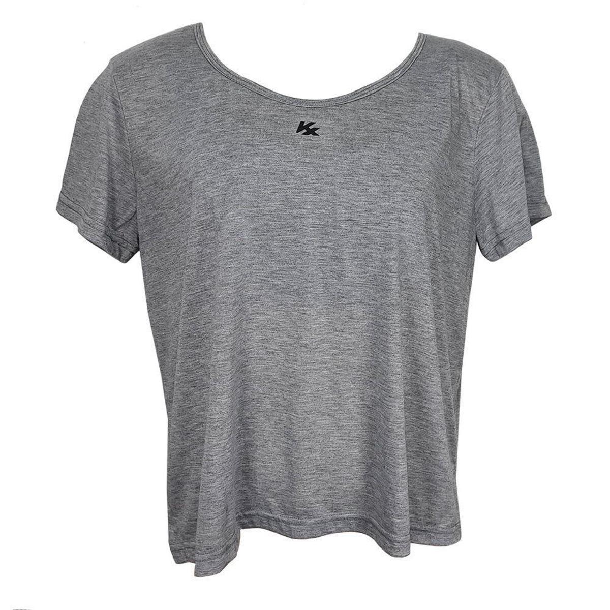 camiseta larguinha feminina