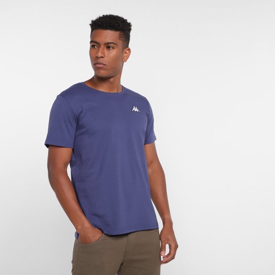 Camiseta Kappa Básica Masculina - Roxo é ruim? Camiseta Kappa Básica Masculina - Roxo é boa?