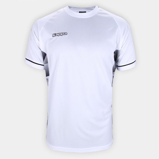 Camiseta Kappa Kaye Masculina - Branco+Preto é boa?