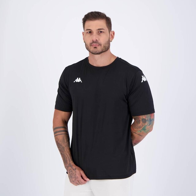 Camiseta Kappa Lawson Preta