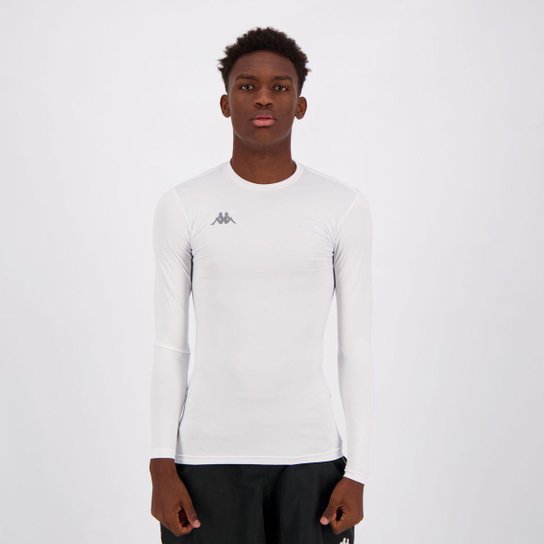 Camiseta Kappa Térmica Grip Manga Longa Masculina - Branco é ruim? Camiseta Kappa Térmica Grip Manga Longa Masculina - Branco é boa?