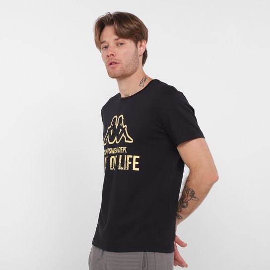 Camiseta Kappa Way Of Life Masculina - Preto é ruim? Camiseta Kappa Way Of Life Masculina - Preto é boa?