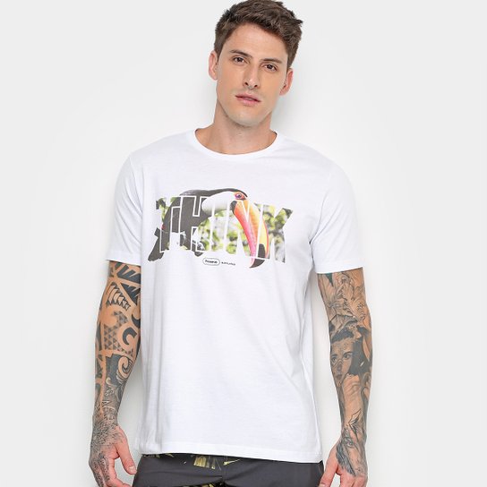 Camiseta Kayland Think Masculina - Branco