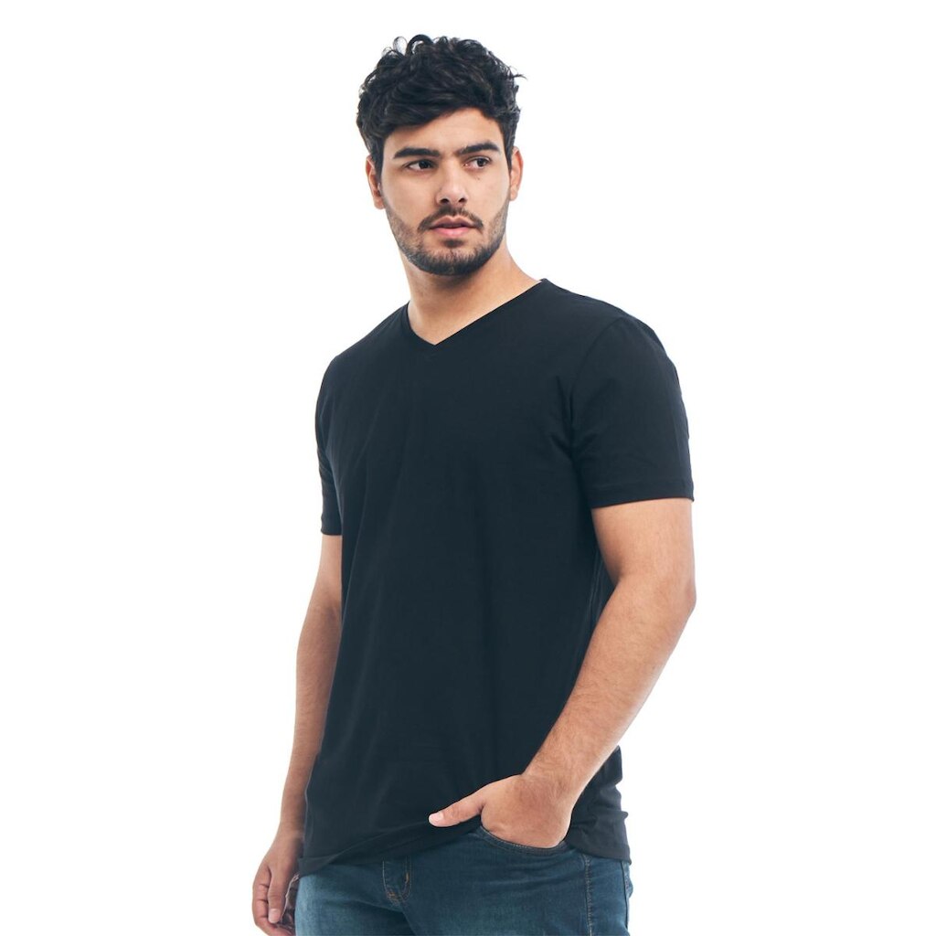 Camiseta Konoa Gola V Algodão Premium Egípcio