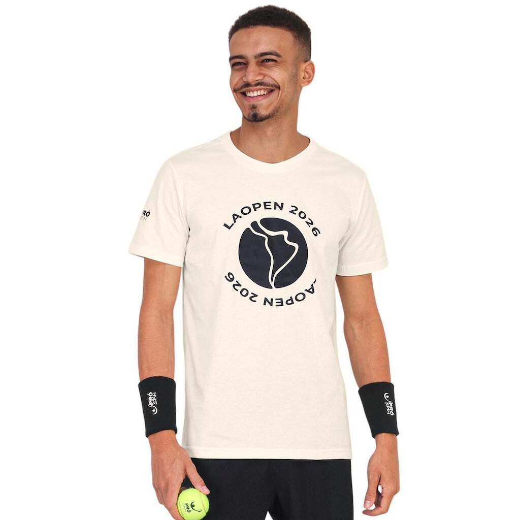 Camiseta La Open Globo Off White