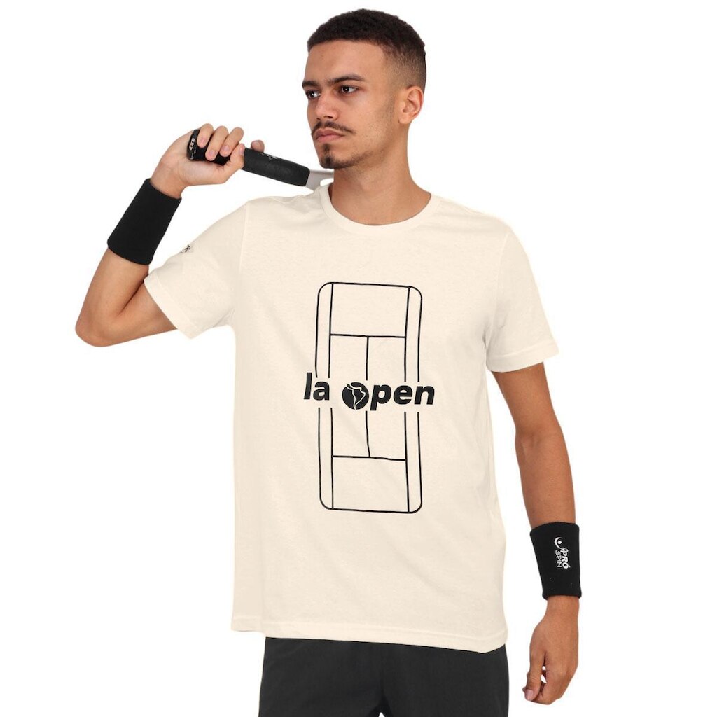 Camiseta La Open Quadra Off White