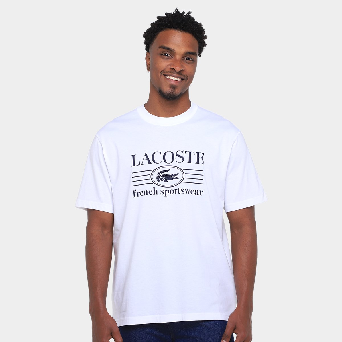 Camiseta Lacoste Básica Masculina Menor preço em Camiseta Lacoste Básica Masculina