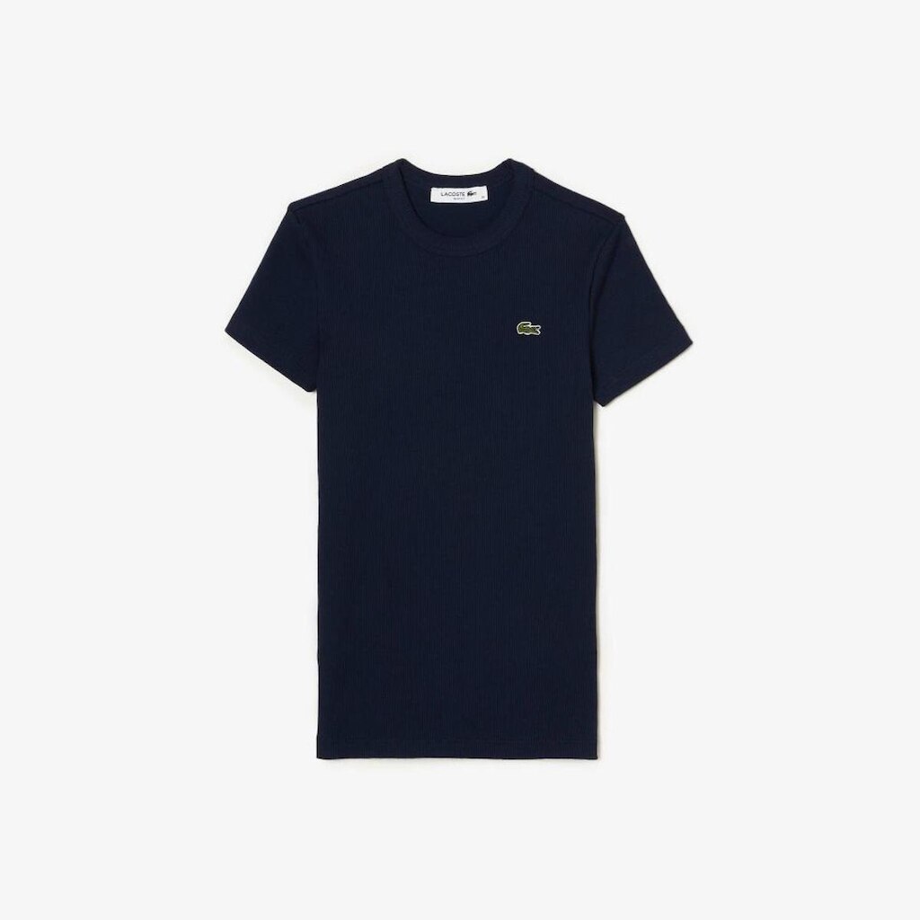 Camiseta Lacoste Canelada  Feminino