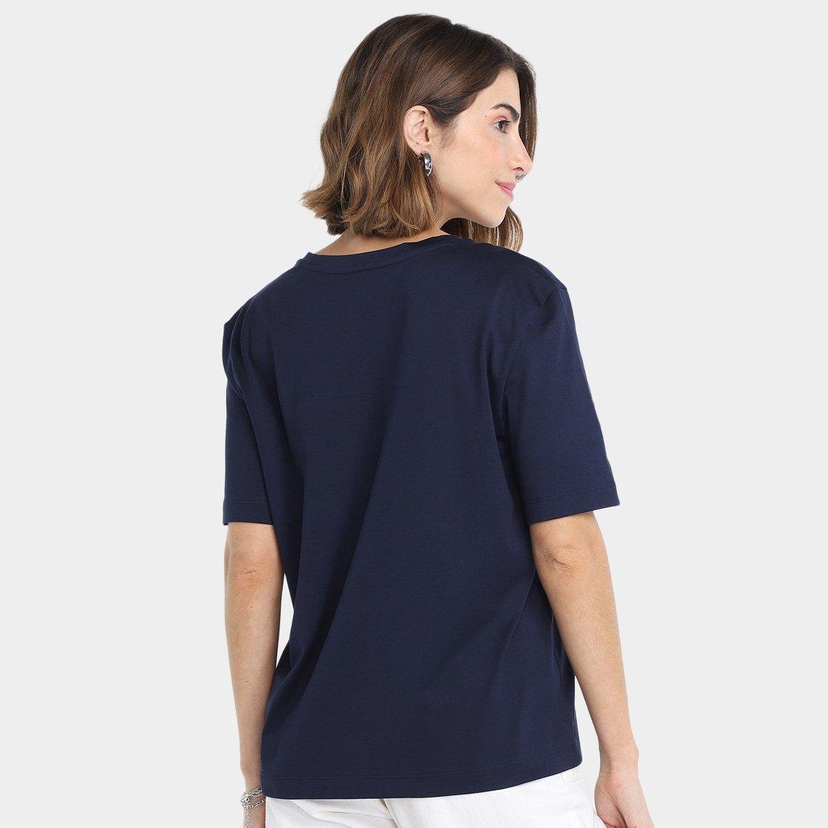 Camiseta Lacoste Casual Feminina - 1