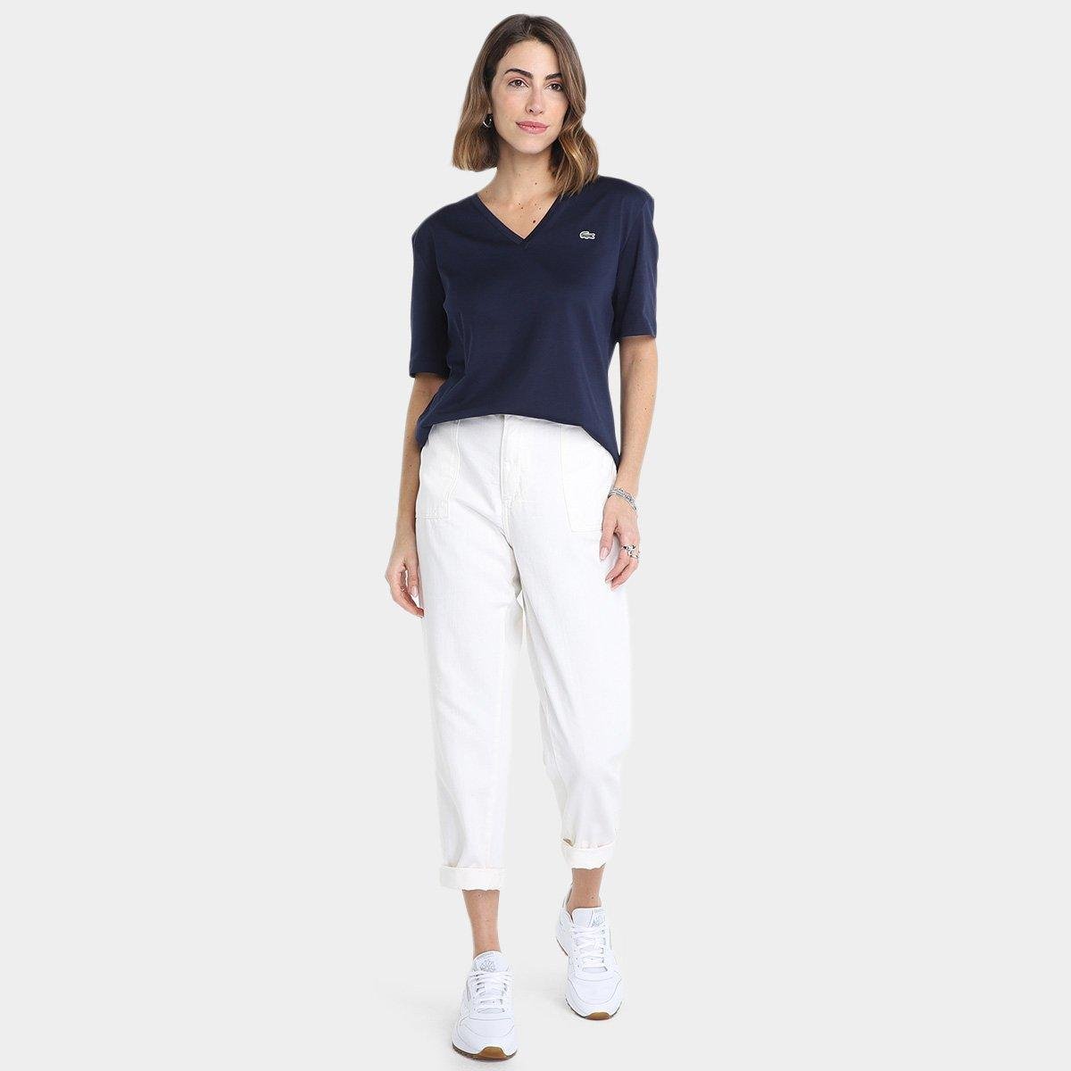 Camiseta Lacoste Casual Feminina - 3