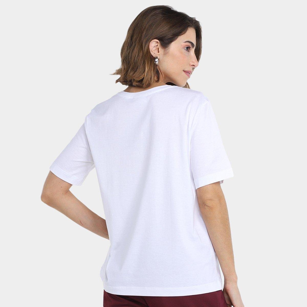 Camiseta Lacoste Casual Feminina - 1