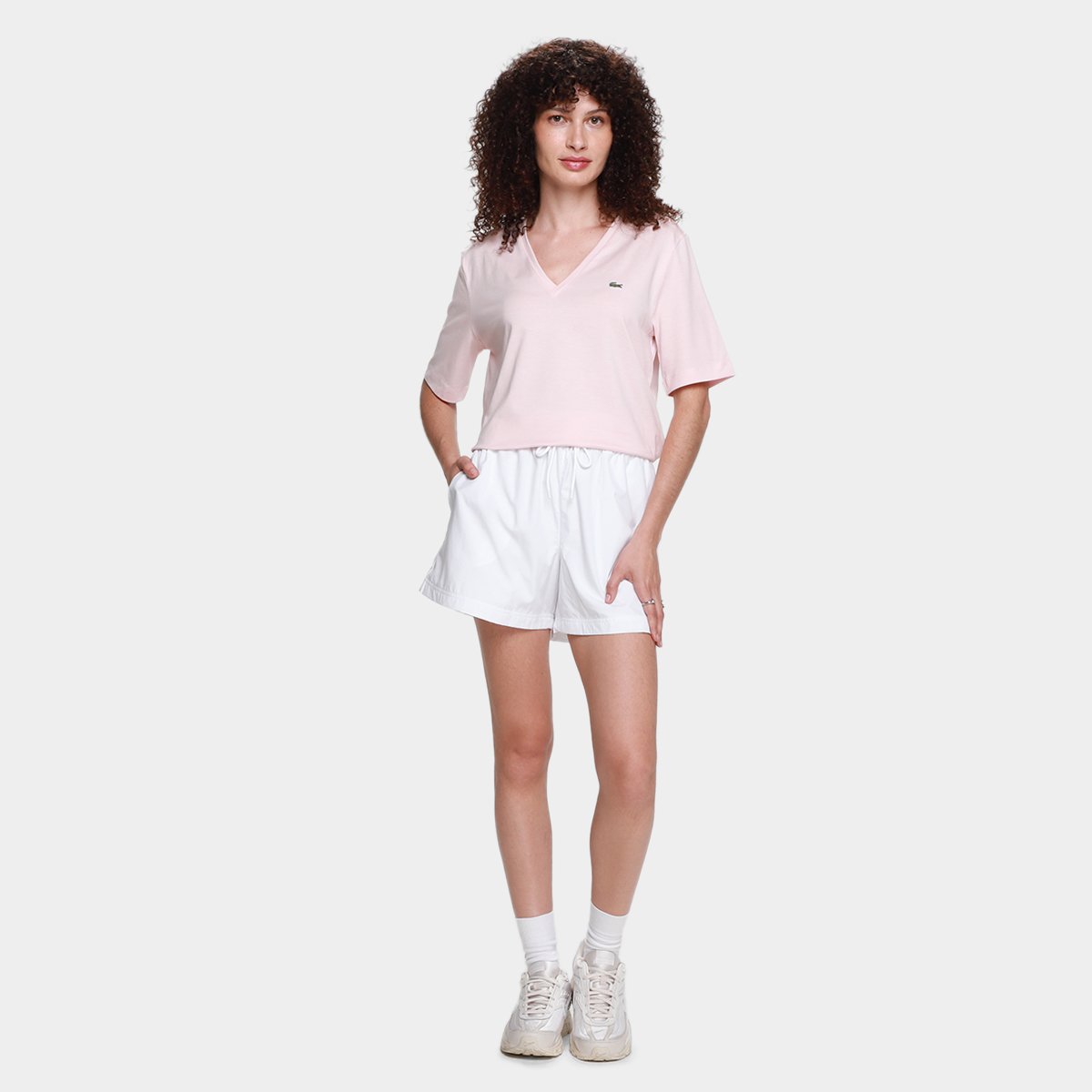 Camiseta Lacoste Casual Feminina - 3