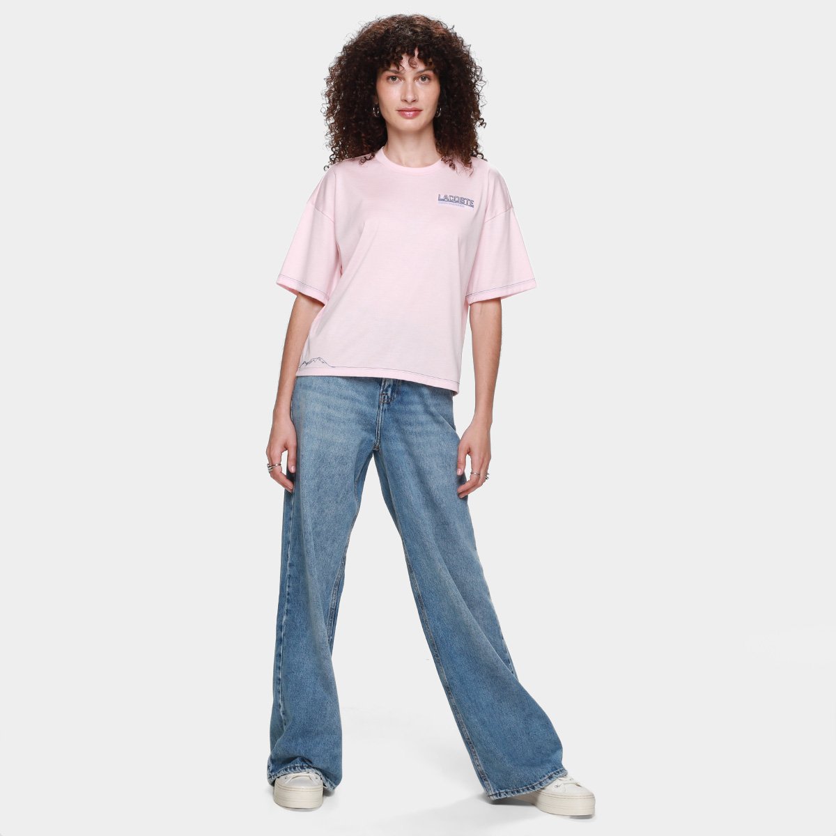Camiseta Lacoste Casual Feminina - 5
