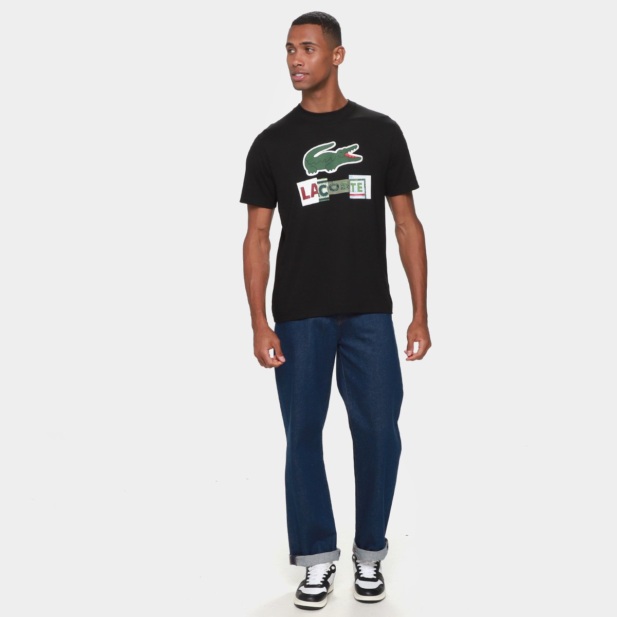 Camiseta Lacoste Casual Masculina - 4