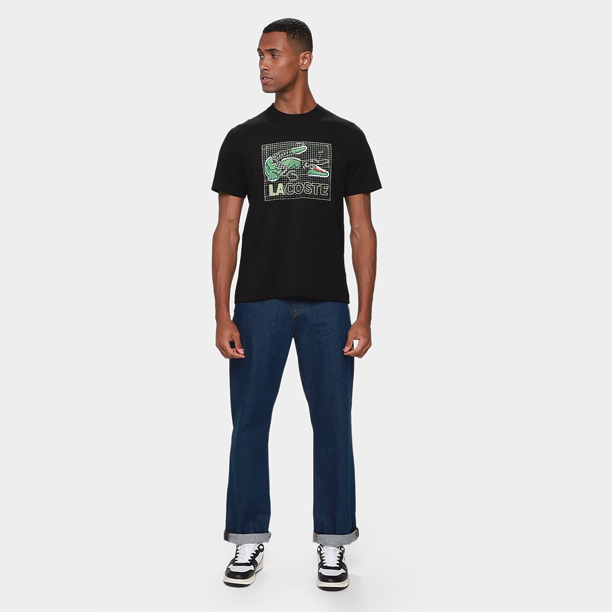Camiseta Lacoste Casual Masculina - 4