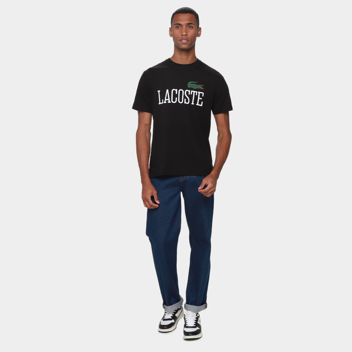 Camiseta Lacoste Casual Masculina - 4