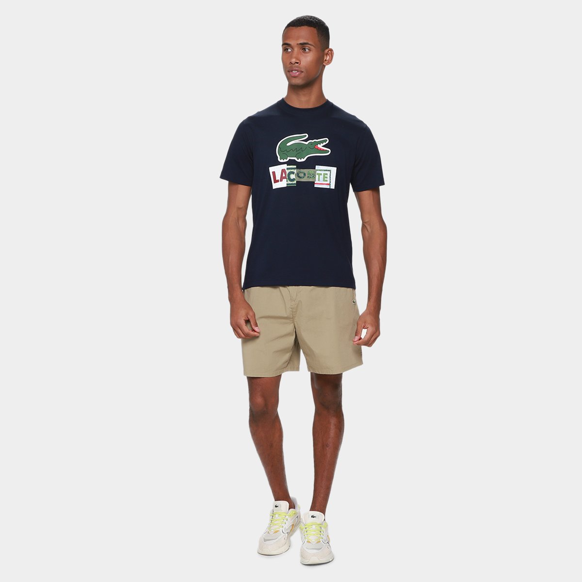 Camiseta Lacoste Casual Masculina - 4