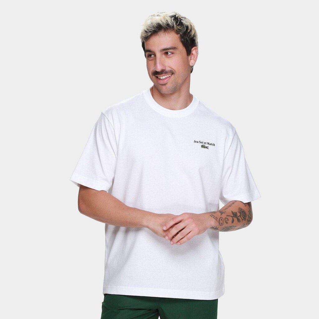 Camiseta Lacoste Casual Masculina