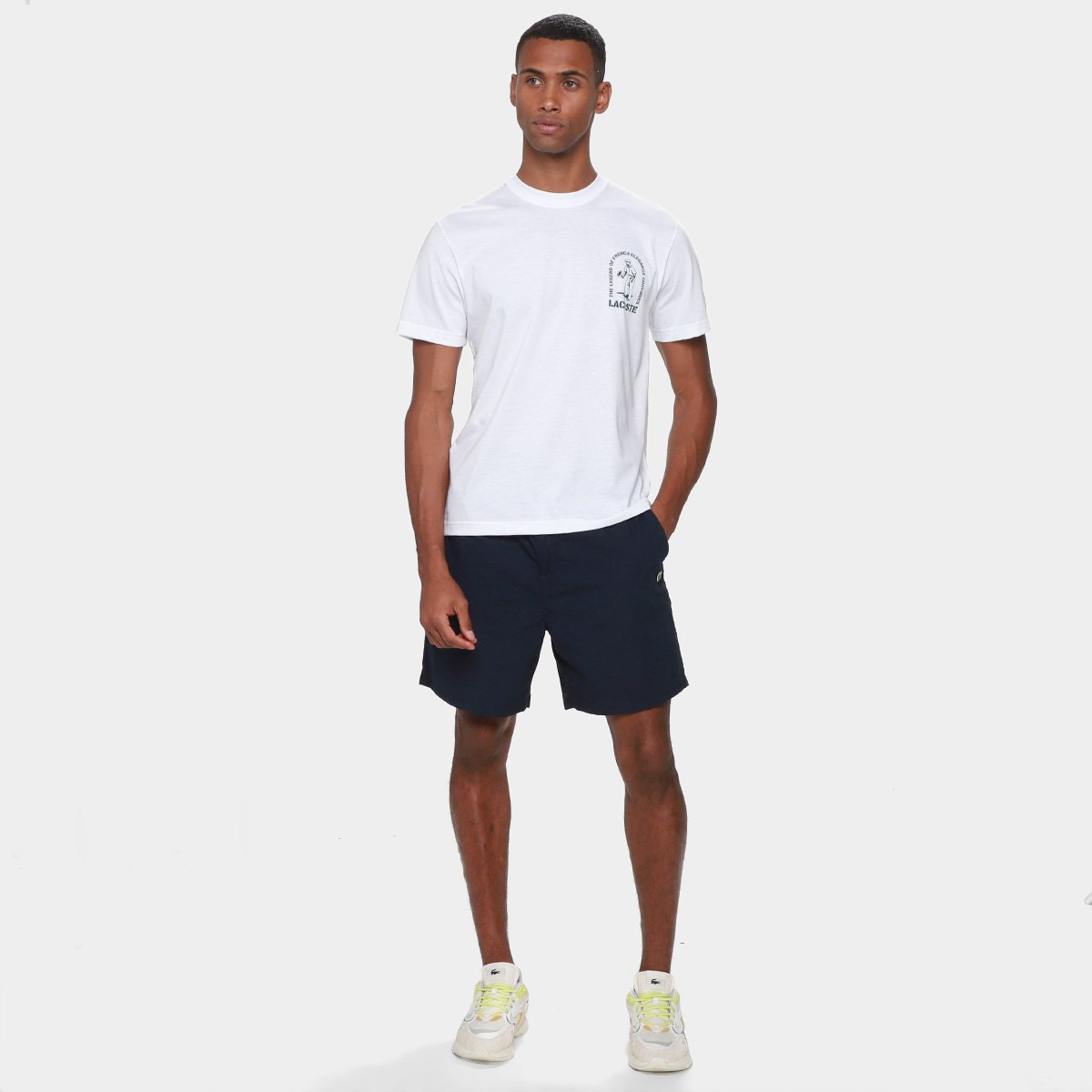 Camiseta Lacoste Casual Masculina - 4