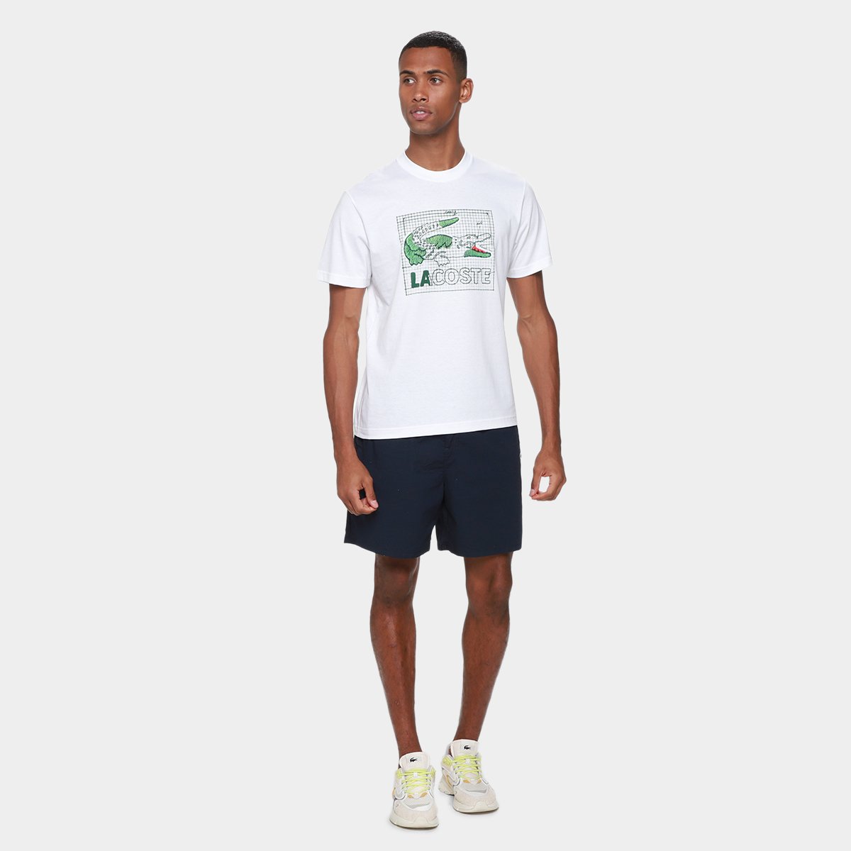 Camiseta Lacoste Casual Masculina - 4