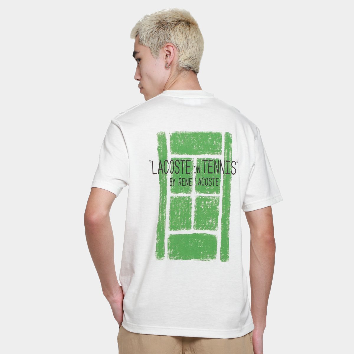 Camiseta Lacoste Casual Masculina - 1