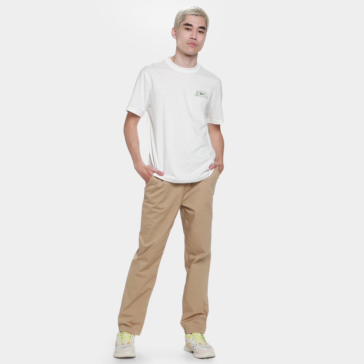 Camiseta Lacoste Casual Masculina - 3