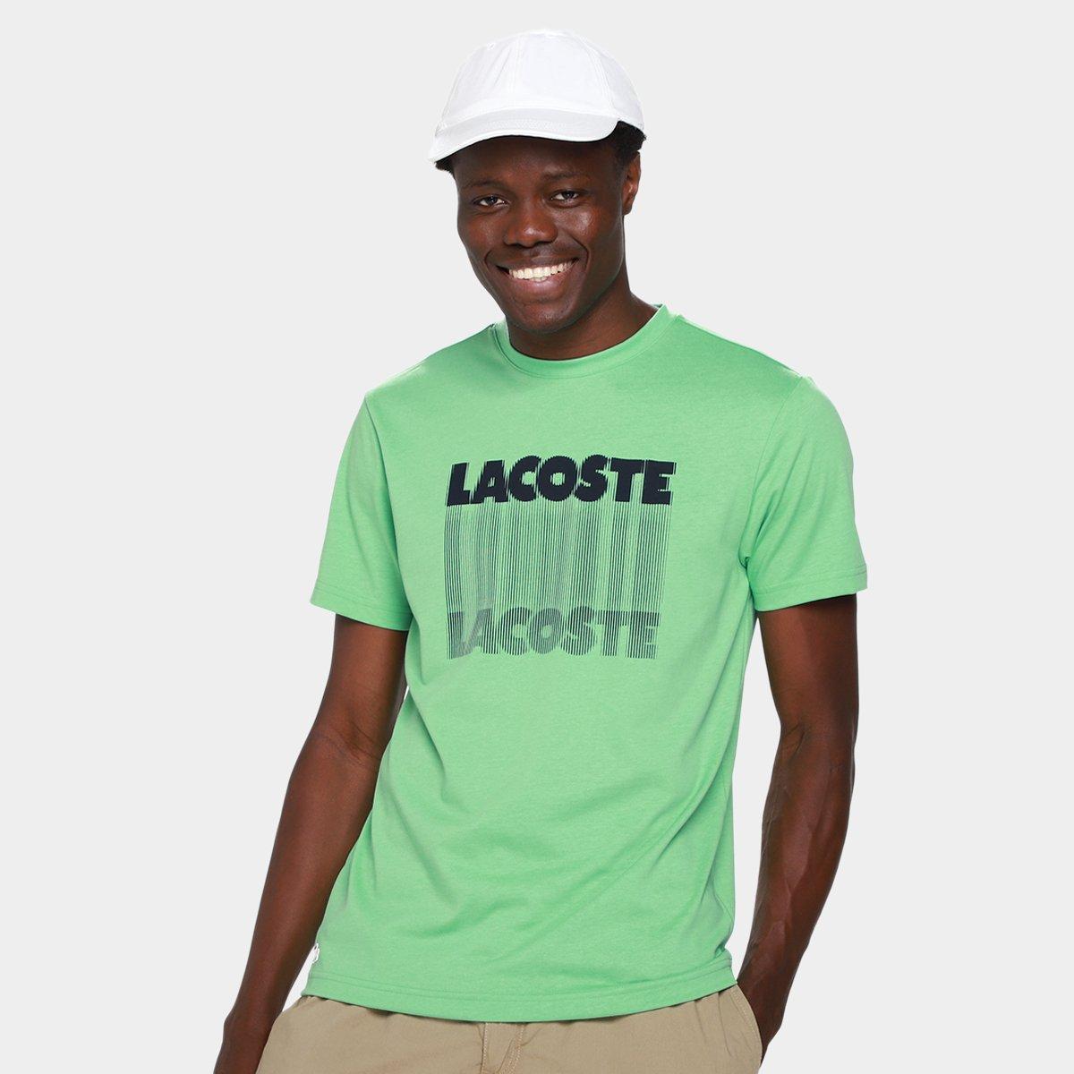 Camiseta Lacoste Casual Masculina Menor preço em Camiseta Lacoste Casual Masculina