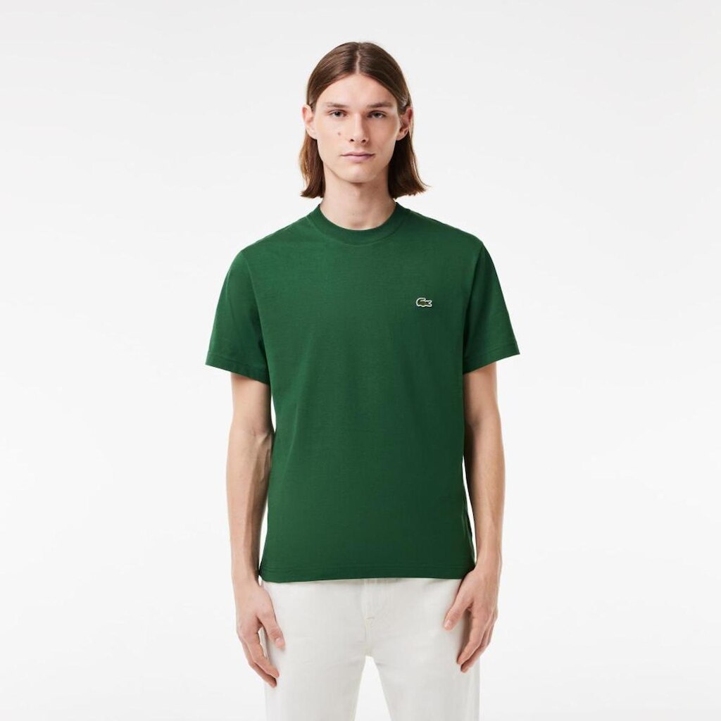 Camiseta Lacoste De Algodão Masculina