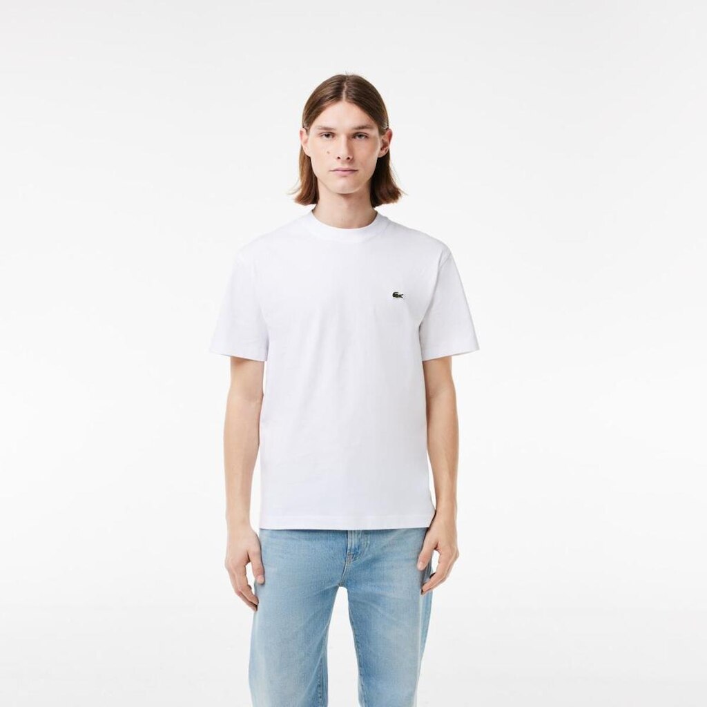 Camiseta Lacoste De Algodão Masculina