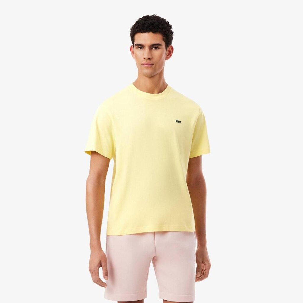 Camiseta Lacoste De Algodão Masculina