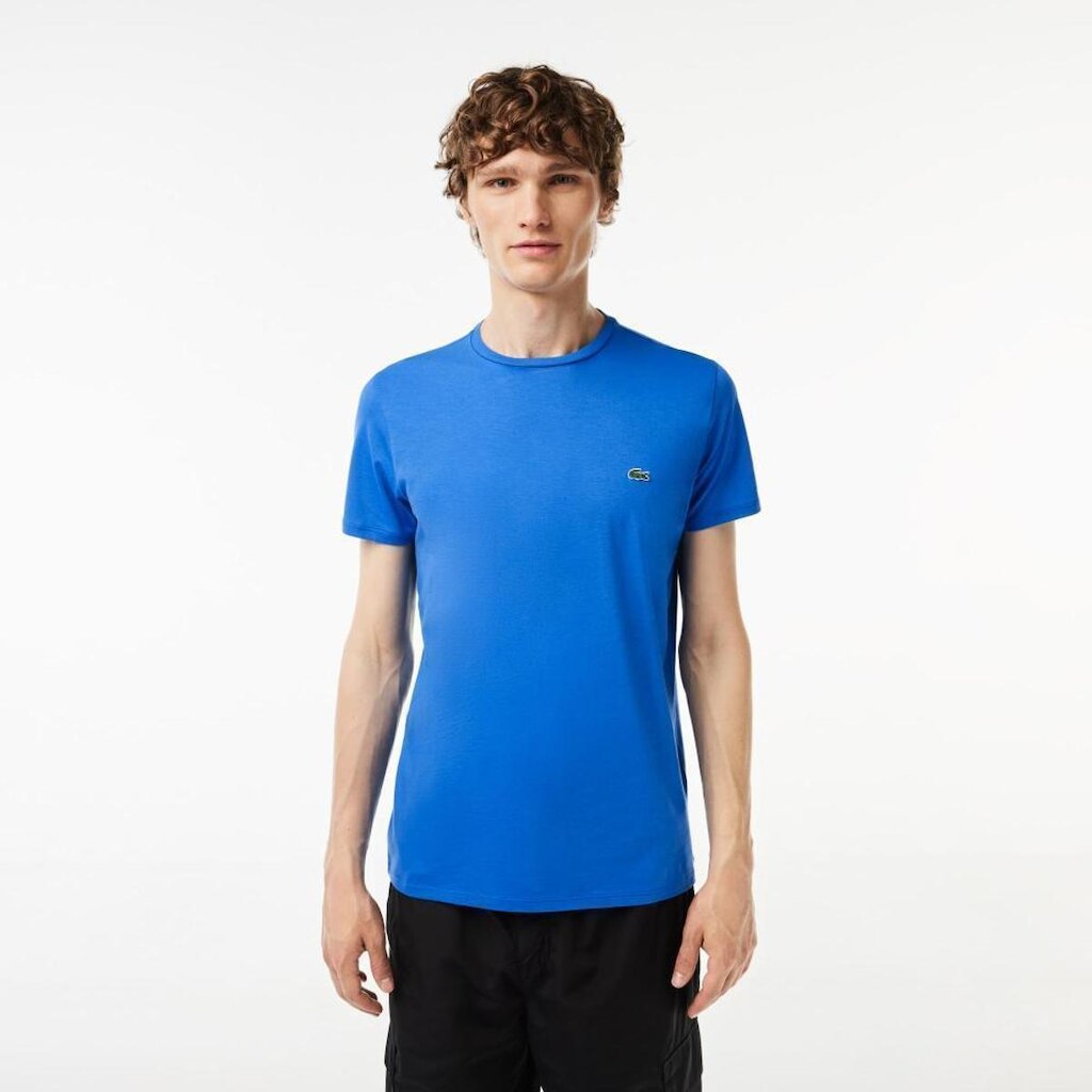 Camiseta Lacoste De Algodão Pima