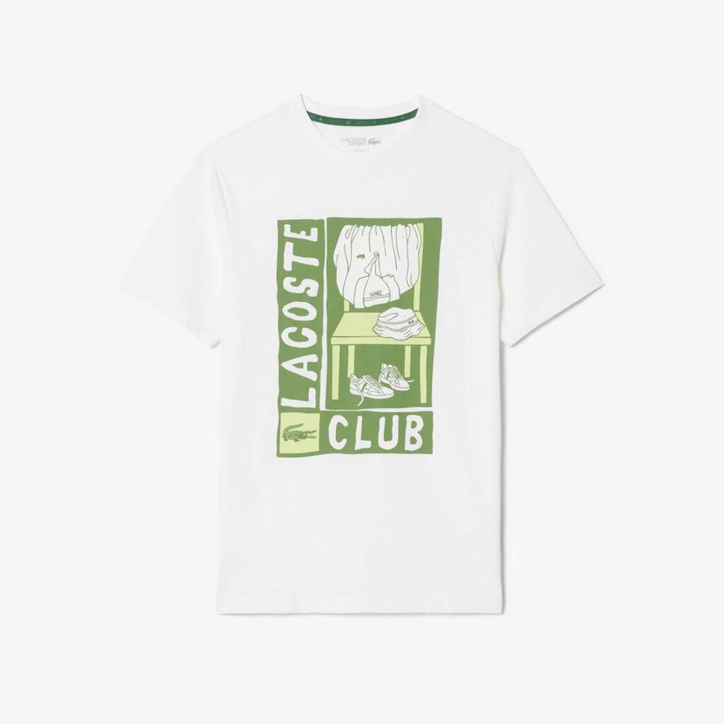 Camiseta Lacoste Esportiva Estampada Masculina