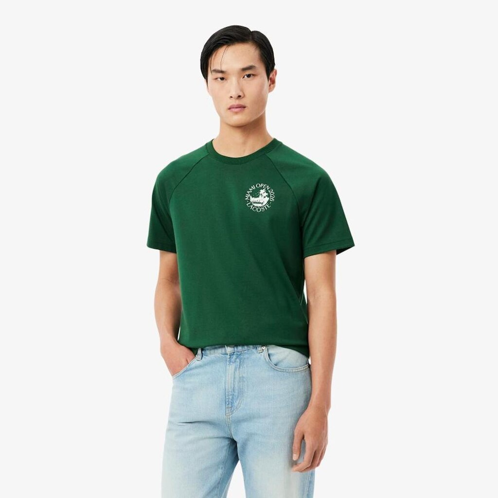Camiseta Lacoste Estampada Edição Miami Open Masculina