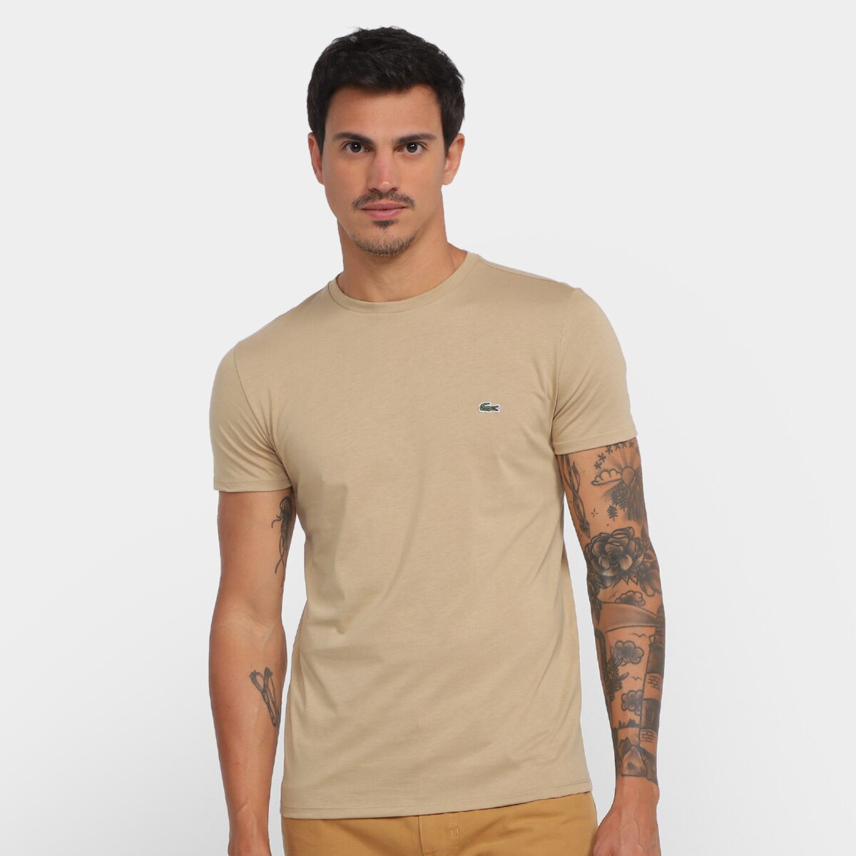 Camiseta Lacoste Logo Masculina é ruim? Camiseta Lacoste Logo Masculina é boa?