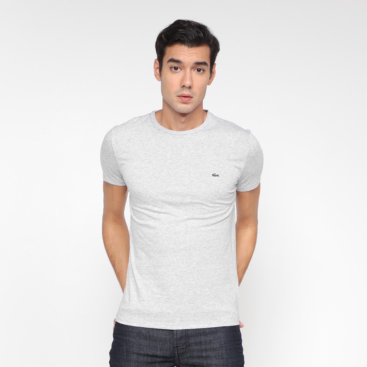 Camiseta Lacoste Logo Masculina Menor preço em Camiseta Lacoste Logo Masculina