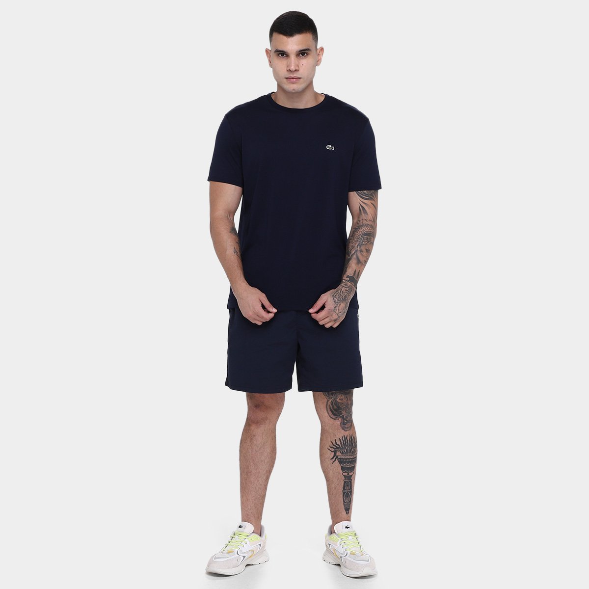 Camiseta Lacoste Logo Masculina - 3