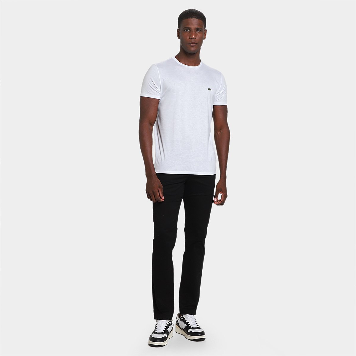 Camiseta Lacoste Logo Masculina - 4