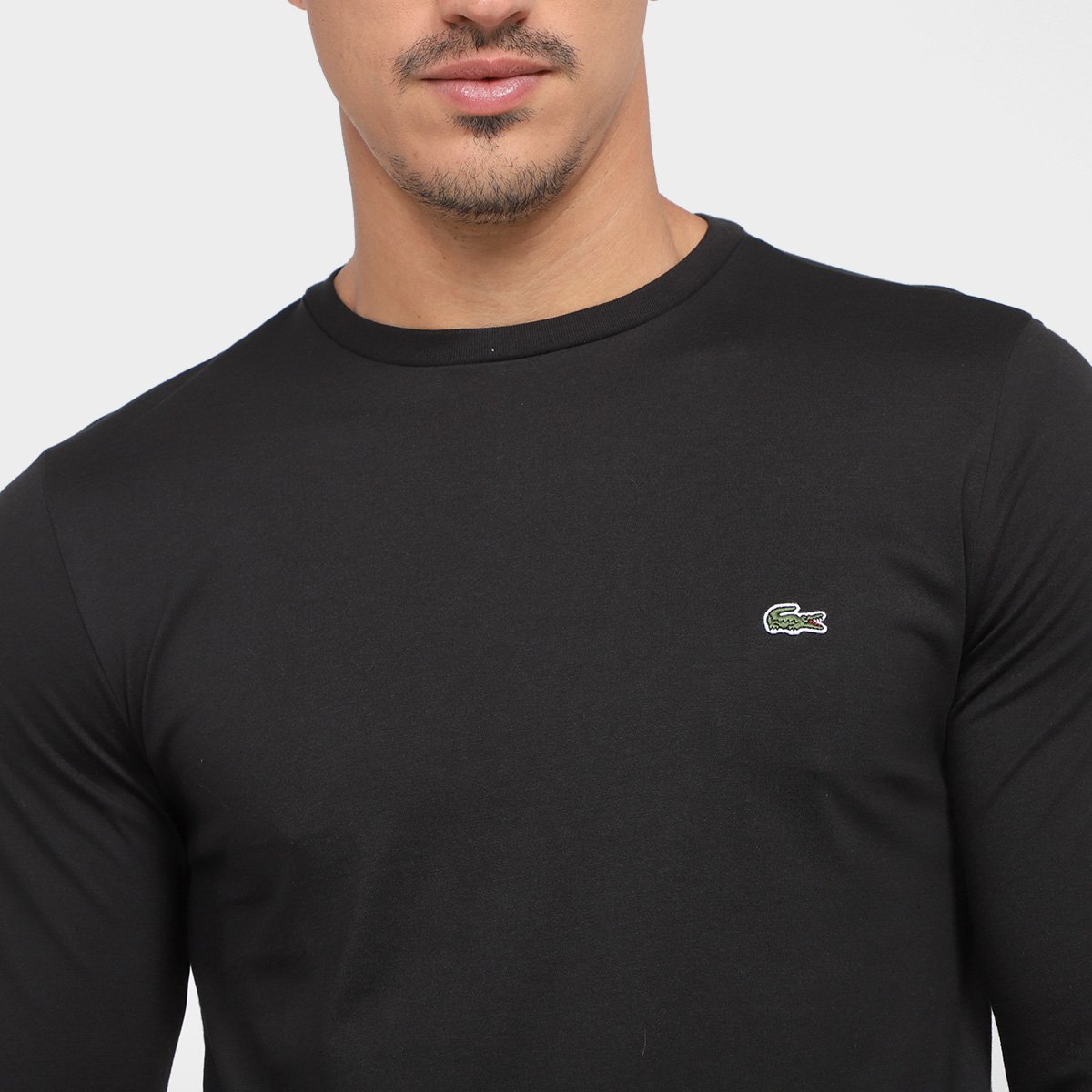 Camiseta Lacoste Manga Longa Masculina - 2