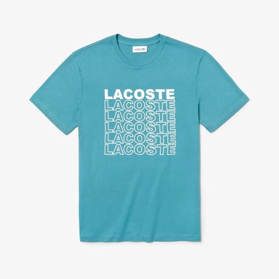 Camiseta Lacoste Masculina - Azul